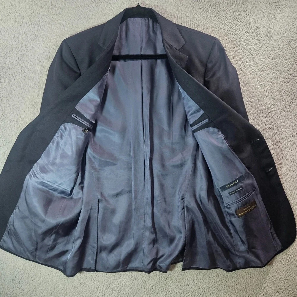 Suit Supply 100% Wool Suit Blazer Men US 42 EUR 52‎ UK 42 Super 110'S - Pls Read